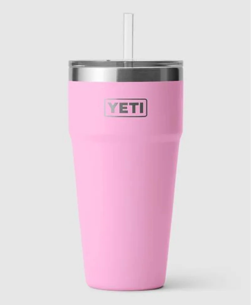 YETI Rambler 26Oz Cup Straw Lid - Power Pink